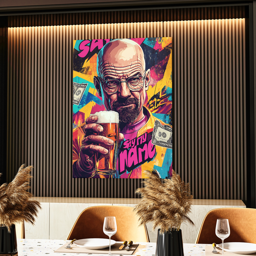 Heisenberg's Legacy: Graffiti Art Print