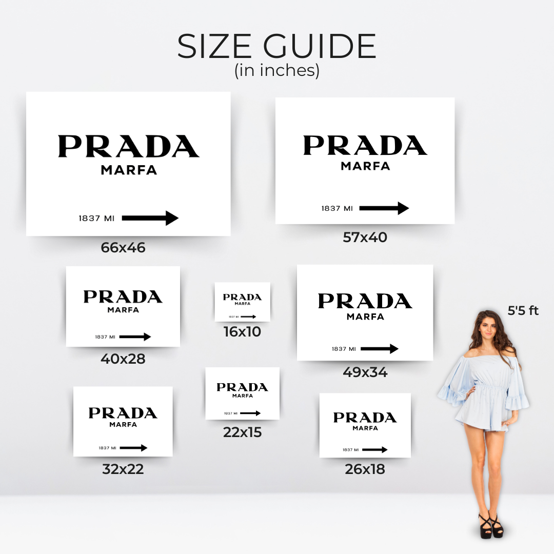Prada Marfa - Gossip Girl Canvas