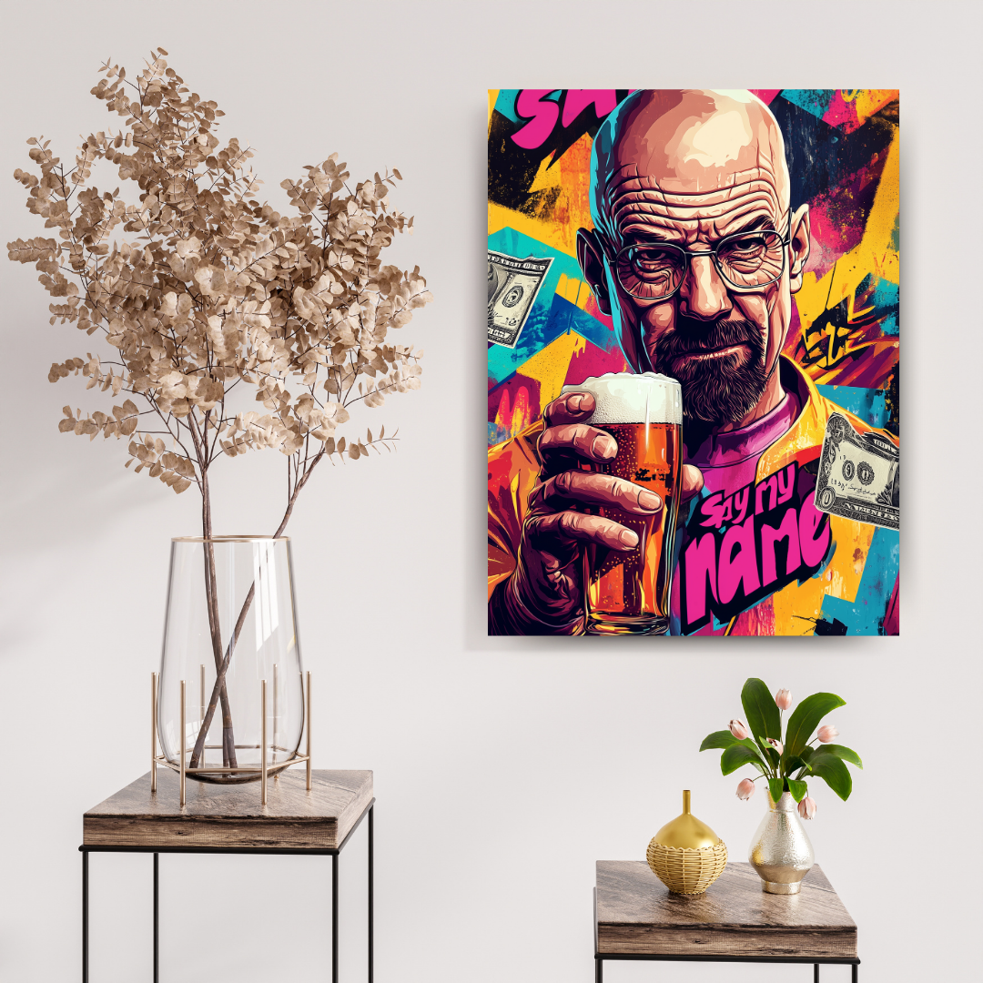 Heisenberg's Legacy: Graffiti Art Print