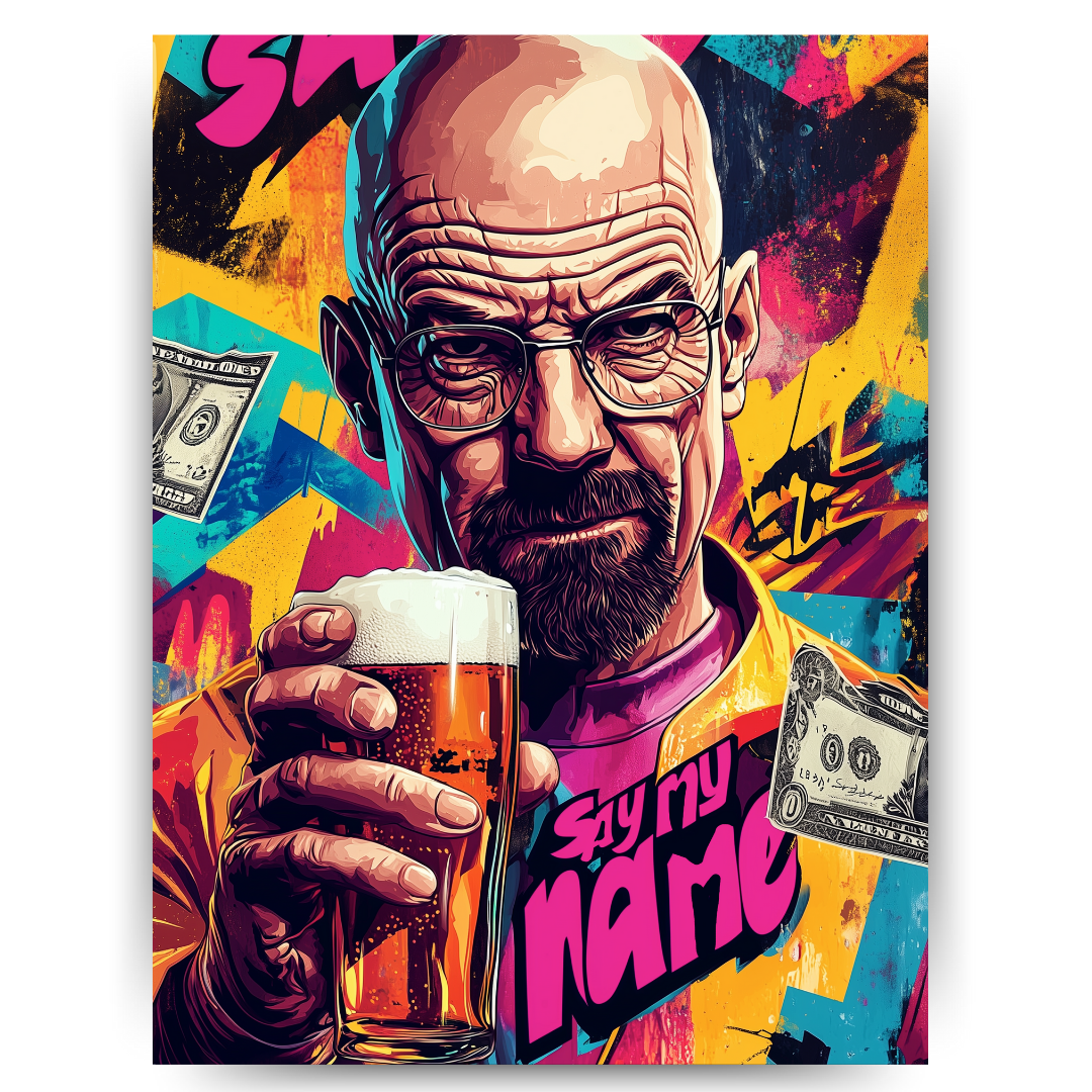 Heisenberg's Legacy: Graffiti Art Print