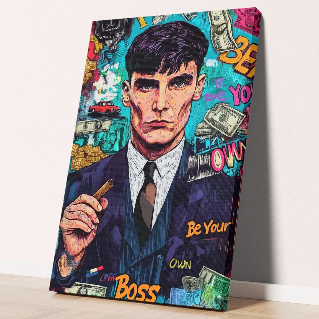 The Boss Life: Peaky Shelby Canvas