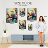 Colorful Mosaic of Nature : Painting Canvas