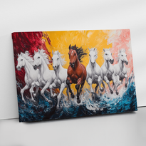7 Horses Canvas