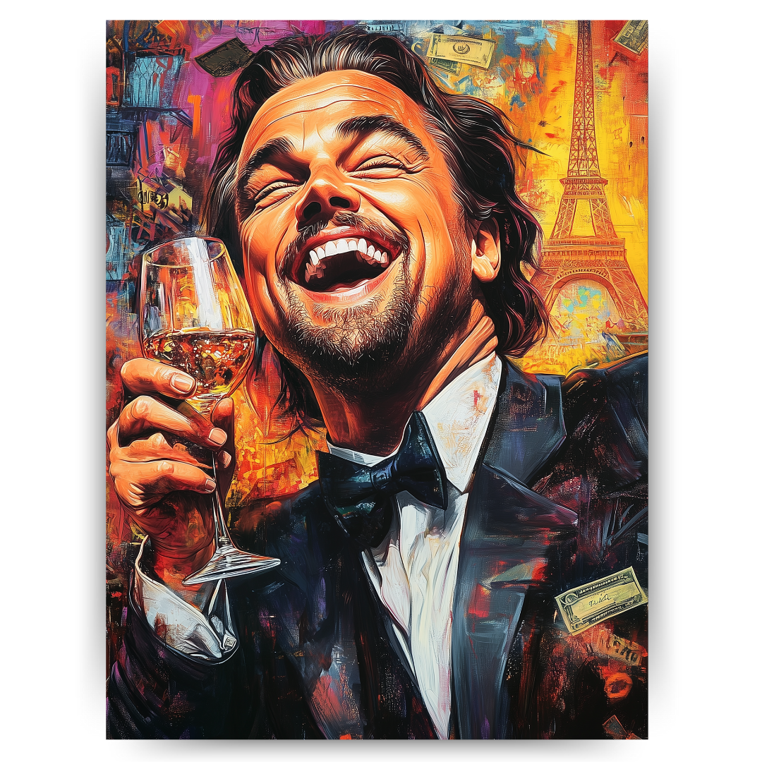 Iconic DiCaprio: Paris Nights in Art