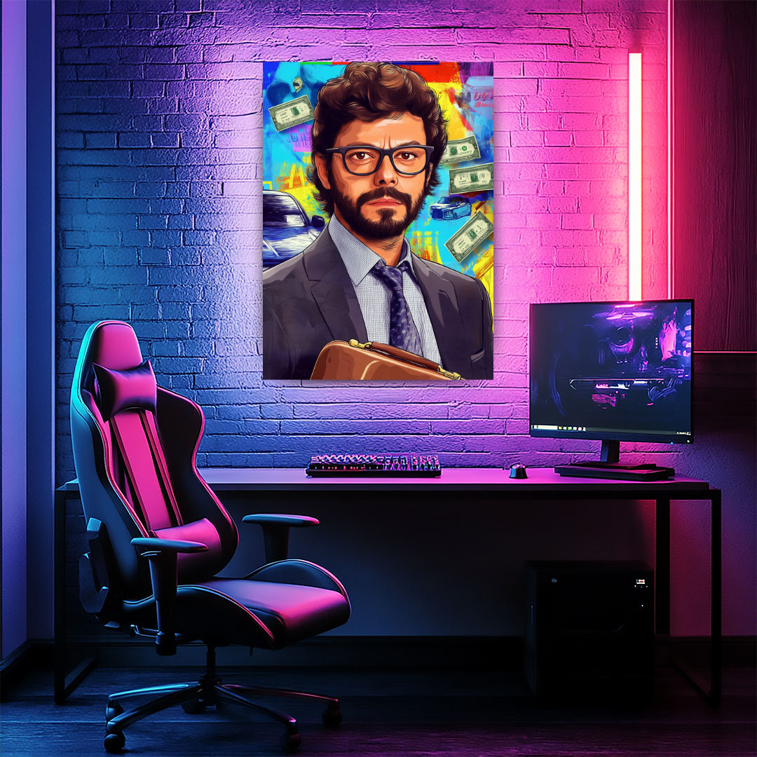 Heist Mastermind: The Professor Graffiti Art