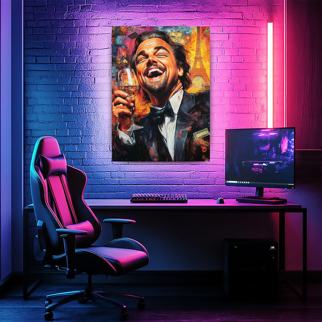 Iconic DiCaprio: Paris Nights in Art