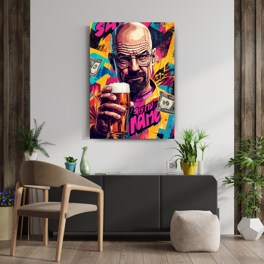 Heisenberg's Legacy: Graffiti Art Print