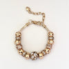 Aestify™ Gold Aura Charm Bracelet – 18K Gold Tone | Crystal CZ Beads