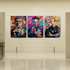 The Game Changers: Trio of Genius Graffiti Canvas
