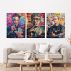 The Game Changers: Trio of Genius Graffiti Canvas