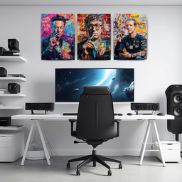 The Game Changers: Trio of Genius Graffiti Canvas