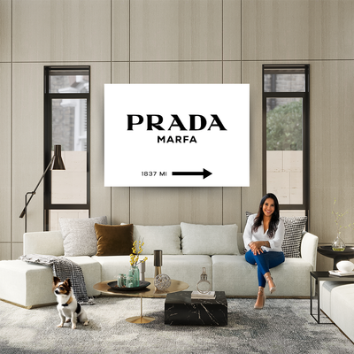 Prada Marfa - Gossip Girl Canvas