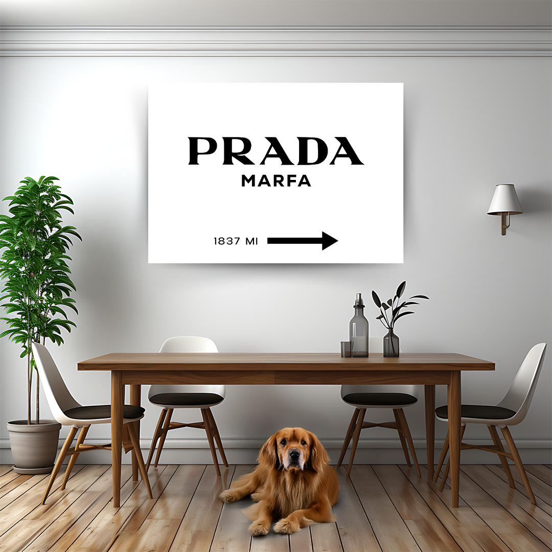 Prada Marfa - Gossip Girl Canvas