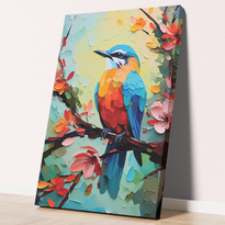 Colorful Mosaic of Nature : Painting Canvas