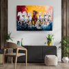 7 Horses Canvas