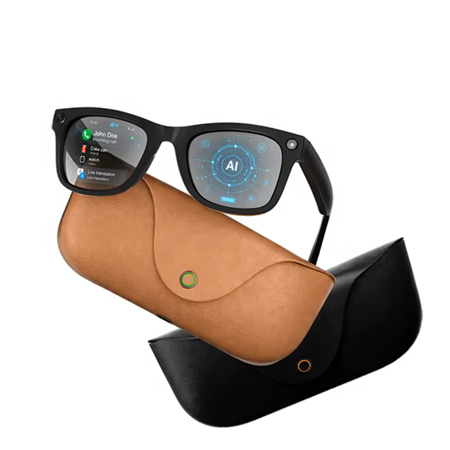 Gen 2 Smart AI Glasses for Men, Women - 2X Battery Life, 3K Ultra HD Resolution, 12 MP Ultra-Wide Camera, Audio, Video, Transitions | 1 Year Warranty | 15-Days return