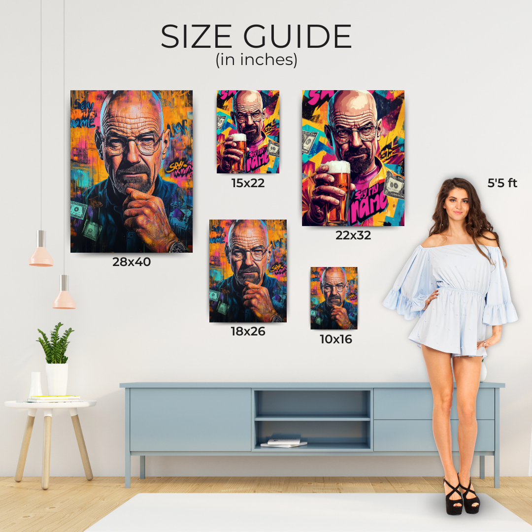 Heisenberg's Legacy: Graffiti Art Print