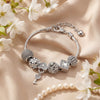 Aestify™ Silver Luxe Crystal Charm Bracelet – Premium CZ Stones