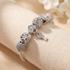 Aestify™ Silver Luxe Crystal Charm Bracelet – Premium CZ Stones