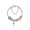 Aestify™ Silver Luxe Crystal Charm Bracelet – Premium CZ Stones