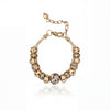 Aestify™ Gold Aura Charm Bracelet – 18K Gold Tone | Crystal CZ Beads