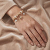 Aestify™ Crystal Bloom Charm Bracelet – 18K Gold Tone